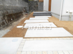 玄関アプローチ 土間コンクリート