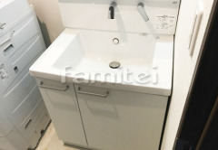 ひろびろ陶器ボウル エアインスイング水栓 セフィオンテクト陶器ボウル 片引き出しタイプ 奥ひろ収納