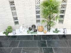 植栽 景石