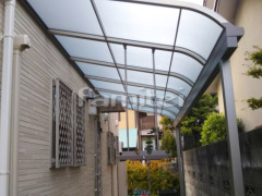 雨除け屋根 LIXILスピーネ1階 カーポート LIXILネスカR横2台