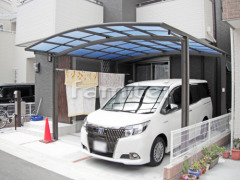 カーポート LIXILネスカR横2台 ベランダ屋根 スピーネ2階