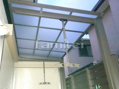 洗濯干し屋根 LIXILリクシル 独立式フーゴF 1階用 F型フラット屋根 隙間ふさぎ材 物干し