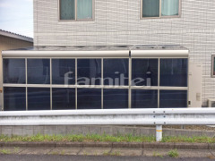 雨除け屋根 YKKヴェクター1階 目隠しパネル