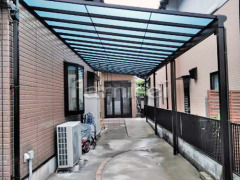 雨除け屋根 三協レボリュー1階