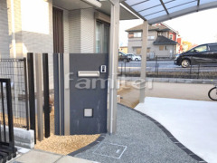 新築シンプル オープン外構
