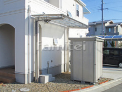 雨除け屋根 四国独立式スマートトップ後柱1階
