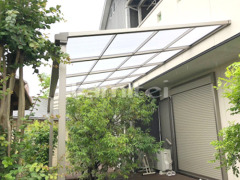 雨除け屋根 LIXILスピーネ1階