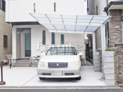 カーポート LIXILネスカF1台 ベランダ屋根 YKKヴェクター2階
