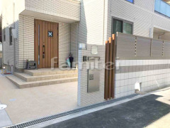 新築シンプル オープン外構