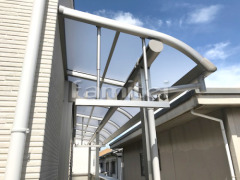 ベランダ屋根 YKKヴェクターテラス2階 連棟