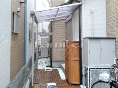 洗濯干し屋根 フラットテラス1階