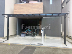 雨除け屋根 YKKエフルージュ大型テラス1階