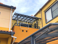 ベランダ屋根 LIXILパワーアルファRB2階 既存ベランダ屋根撤去