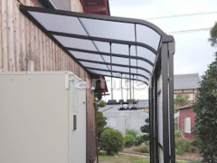 雨除け屋根 LIXILスピーネストックヤードR型 積雪50cm対応