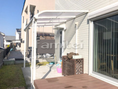 洗濯干し屋根 YKKヴェクターテラス1階