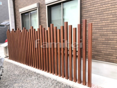 目隠し 木製調デザインアルミ角柱 LIXILデザイナーズパーツ