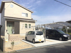 新築ナチュラル オープン外構
