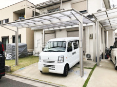 カーポート YKKエフルージュ横2台
