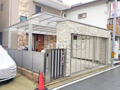 カーポート YKKエフルージュ横3台