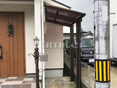 自転車バイク屋根 YKKレイナポート ベランダ屋根 ソラリア2階