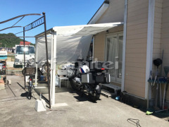 雨除け屋根 YKKソラリア1階