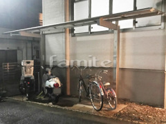 自転車バイク屋根 三協ニューマイリッシュ逆勾配