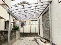 雨除け屋根 YKKソラリア1階 2階
