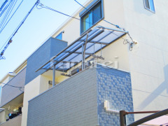 ベランダ屋根 LIXILスピーネ2階