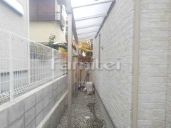 雨除け屋根 フラットテラス1階