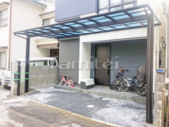 雨除け屋根 YKKエフルージュ大型テラス1階