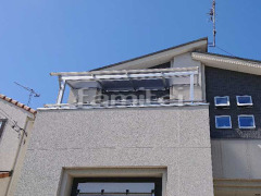 ベランダ屋根 YKKソラリアF2階