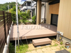 人工木材ウッドデッキ LIXIL樹ら楽ステージ