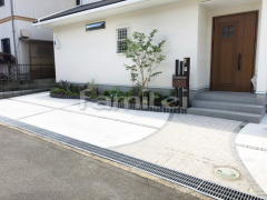 新築ナチュラル オープン外構