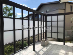 木製調 目隠しフェンス LIXIL Gスクリーン 角格子