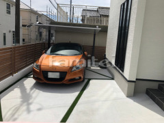 カーポート LIXILリクシル カーポートSC 1台用(単棟) F型フラット屋根