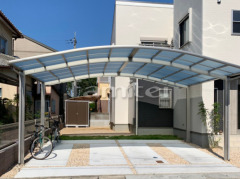 カーポート YKKレイナポート横2台 イナバ物置 シンプリー