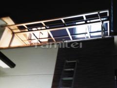 ベランダ屋根 LIXILパワーアルファRB 2階 積雪30cm対応