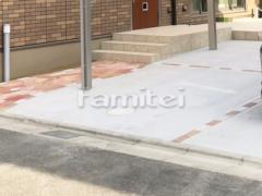 駐車場ガレージ床 土間コンクリート レンガ目地 ユニソン ミルドブリック