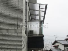 2階ベランダ屋根 YKKAP ソラリアF フラット屋根 スタンダード 壁付