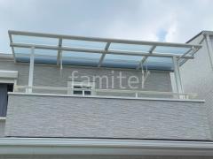 2階ベランダ屋根 LIXIL スピーネF 物干し(標準吊下げ)