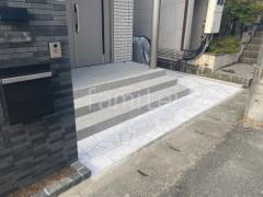 乱形石張り (床石貼り) 乱形石張りのみ ホワイト 石・ストーン調