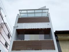 3階ベランダ屋根三協アルミレボリューA F