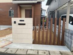 新築シンプル オープン外構