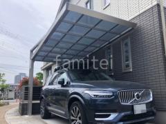 カーポート1台 (単棟) 四国化成 マイポートNext フラット屋根 後ろ柱