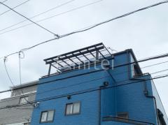 3階ベランダ屋根 三協アルミレボリューZ F 積雪50cm対応
