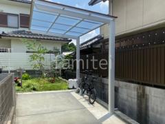 カーポート1台 (単棟) LIXIL 木製調 フーゴF フラット屋根