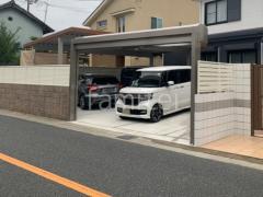 リフォームシンプル クローズ外構