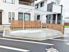 新築ナチュラル オープン外構
