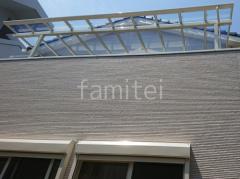 2階ベランダ屋根 LIXIL テラスVS F 積雪30cm対応