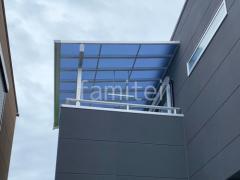 2階ベランダ屋根 YKK ソラリアF 積雪50cm対応